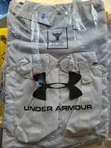 Under Armour Unisex UA Project Rock Gym Sack Training Bag Gray Matter NWT - £25.63 GBP