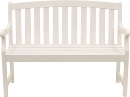 White Outdoor Bench From Decor Therapy. - £245.10 GBP