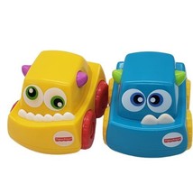 Fisher-Price Mini Monster  Cars 2 Blue And Yellow - $10.69