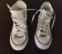 Authenticity Guarantee 
Vtg 80s Converse Chuck Taylor All Star High Top White... - £69.60 GBP