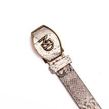 Marco Di Milano Genuine Snake Skin Western Belt Arkansas Natural image 2
