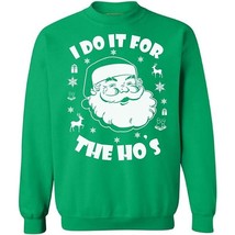 Awkward Styles I Do It for The Hos Green White Ugly Christmas Sweater sz... - $20.25