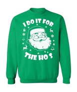 Awkward Styles I Do It for The Hos Green White Ugly Christmas Sweater sz... - $20.25