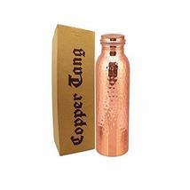 CopperTang Copper Bottle | PREMIUM QUALITY | Solid Copper 950 ML, Hammer... - £14.22 GBP