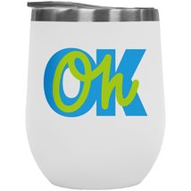 Oh Ok Generic Cool 12oz Insulated Wine Tumbler For Men, Women, Teen Boys, And Te - £21.74 GBP