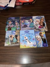 5 Disney Frozen Story Read Books &amp; A Coloring And Sticker Frozen - £6.17 GBP