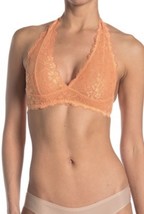 Free People Galloon Lace Halter Top Light Orange NWT NEW XS Extra Small - $14.84