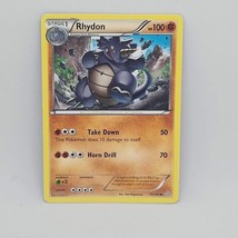 Pokemon Rhydon Primal Clash 75/160 Uncommon Stage 1 Fighting TCG Card - £0.77 GBP
