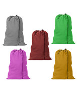 6 Heavy Duty Jumbo Sized Laundry Bag Nylon 28&quot; X 36&quot; College Home Dorm G... - £29.87 GBP