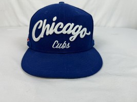 New Era Snapback Hat Chicago Cubs Chain Stitch MLB Baseball Cap - £19.66 GBP