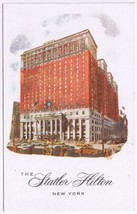 Postcard The Statler Hilton Hotel New York City - £2.21 GBP