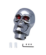 Chrome Skull Red Eyes Handle Gear Shift Knob Lever Column Floor Shifter ... - $11.26