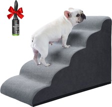 Dog Stairs Ramps For Small/Medium Dogs To Beds Couch Up To 25&#39;&#39;, 5-Step Dog Step - £56.21 GBP