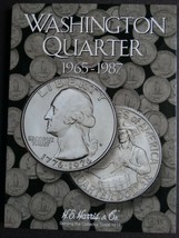 He Harris Washington Quarters Coin Folder 1965-1987 Number 3 Album Book ... - $9.55