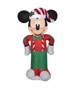 Gemmy Christmas Airblown Inflatable Mickey w/Holiday Outfit Disney, 3.5 ... - £46.70 GBP