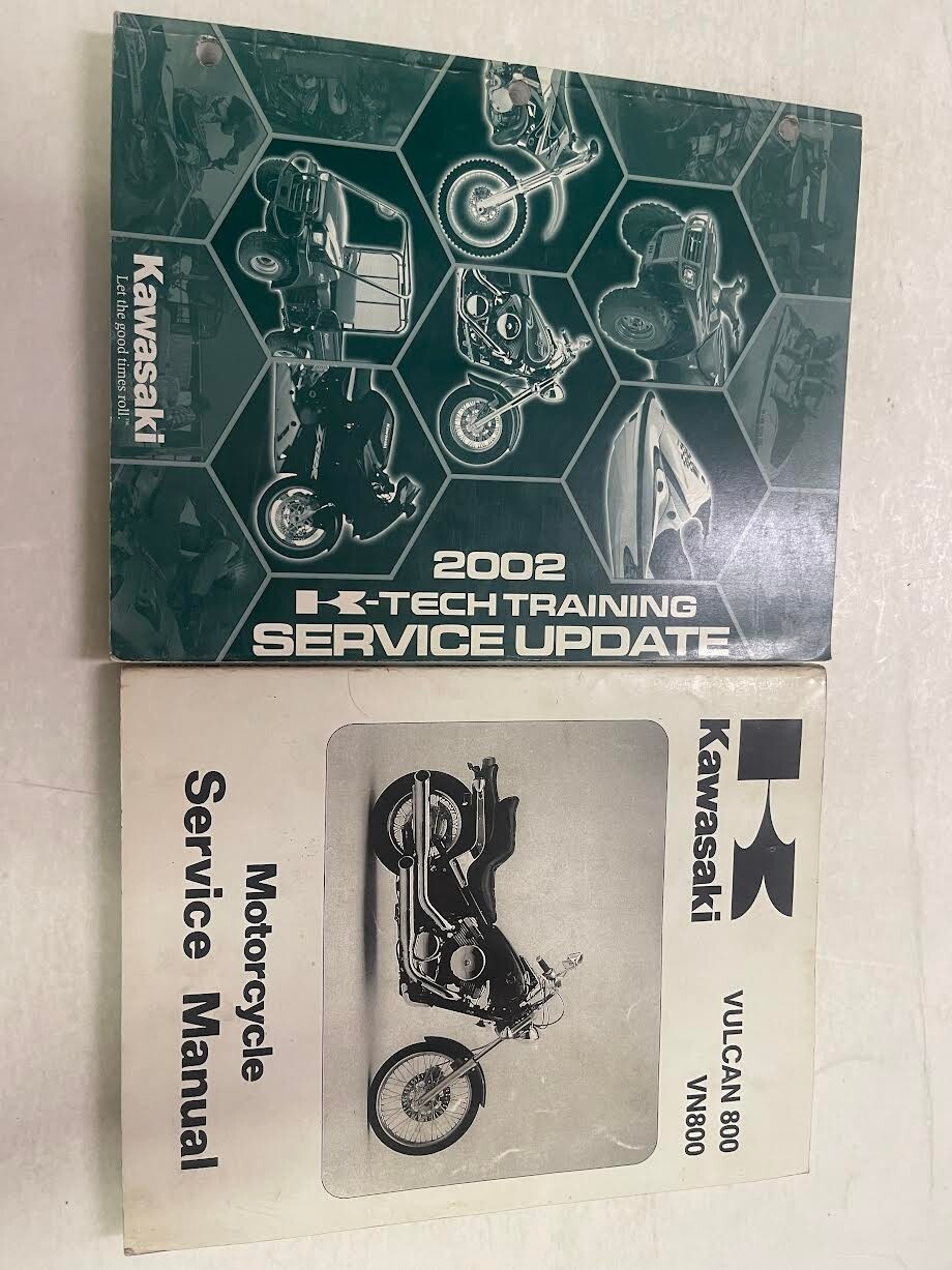 1995 1996 1997 2003 Kawasaki Vulcan 800 VN800 Motorcycle Service Manual OEM Set Item image 4