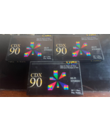 VCI CDX 90 HI-FI Stereo Audio Cassettes, Brand New, Sealed Lot of 3 - $247.88 MXN