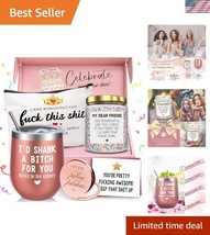 Stylish Tumbler and Lavender Candle Gift Set: Perfect for Women’s Birthdays - $40.50