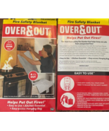 Fire Safety Blanket 39.37X38.18 Over &amp; Out Set of 2 - $33.25