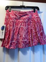NWT Ladies GOTTEX Hot Pink & White Drop Golf Tennis Pickleball Knit Skort S L XL image 2