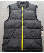 Nautica Puffer Vest Men Small Multi Geometric Water Resistant Mock Neck ... - $731.43 MXN
