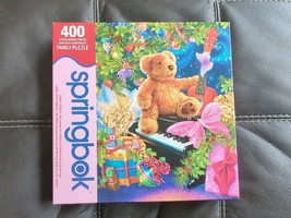 Christmas Bear Wishes 400 Interlocking Pieces Springbok Jigsaw Puzzle Co... - £9.69 GBP
