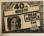 Real People Tv Guide Print Ad WICZ 40  TPA12 - £4.72 GBP