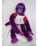 USA GYMNASTICS  Steven Smith Plush Purple Monkey Toy 13&quot; Hard to Find!! - $396.55 MXN