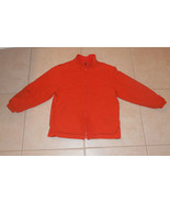 LLBEAN Youth Orange Reversible Winter Jacket Size M(10-12) - £9.43 GBP