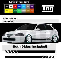 For Honda Civic Stickers Type R S ES EP FK FD FN EG Racing Stripes Decals Hatch - $39.99