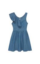Girl Ruffled Shoulder Dress - £51.91 GBP