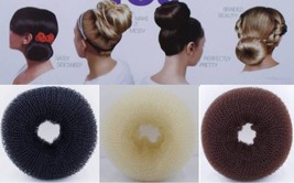 1 Piece Hair Foam Foundation 2 Create a Bun with Hair Donut Chignon French Roll - £1.58 GBP