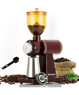 Stainless Steel Coffee Grinder Electric with 8 Grinding Settings Flat Bu... - $349.91