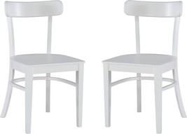 White Dayleen Linon Set Of 2 Side Chairs - £267.34 GBP