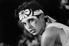 Ralph Macchio in The Karate Kid in Japanese Head-Band and t-Shirt 18x24 ... - $23.99