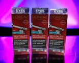 3x L&#39;Oreal Paris Revitalift Derm Intensives Hyaluronic Acid Eye Serum .6... - $48.99