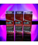 3x L&#39;Oreal Paris Revitalift Derm Intensives Hyaluronic Acid Eye Serum .6... - £39.16 GBP