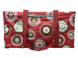 Thirty-One Large Open Storage Caddy Red Medallion 22&quot; x 10&quot; - $37.99