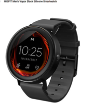 MISFIT Men's Vapor Black Silicone Smartwatch - £131.85 GBP