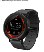 MISFIT Men&#39;s Vapor Black Silicone Smartwatch - $225.49 CAD