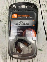 Shock Doctor Mouthguard SuperFit Easy Fit Strapless Basketball Black Youth - £8.95 GBP