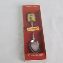 Hummel Christmas 1981 1st Edition Silver Plated Collectible Souvenir Spoon w/Box - $14.52