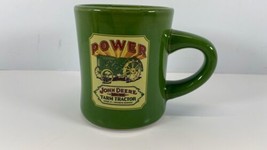 OFFICIAL John Deere FARM TRACTOR Green Coffee Mug Cup CERAMIC with Logo ... - $6.88