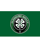 Flogging Molly Poster Flag Green Shamrock Logo - $19.99