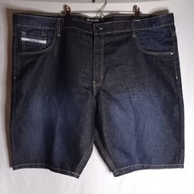 Ecko Unltd Men&#39;s RawThentic Indigo Blue Denim Jeans Shorts Size 48 - £16.70 GBP