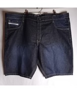 Ecko Unltd Men&#39;s RawThentic Indigo Blue Denim Jeans Shorts Size 48 - £16.42 GBP