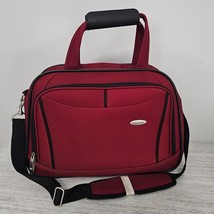 Samsonite 1910 Carry-on Travel Overnight Briefcase Laptop Red/Black Canv... - €23,61 EUR