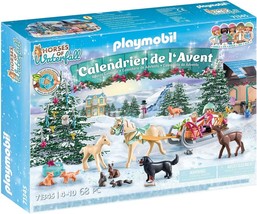 PLAYMOBIL 71345 Horses Of Waterfall Christmas Sleigh Advent Calendar  NEW - £32.06 GBP