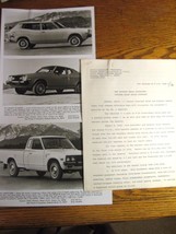 1976 1977 Datsun Press Release &amp; 7 Photos 200SX 280Z B210 810 F-10 Picku... - £22.94 GBP