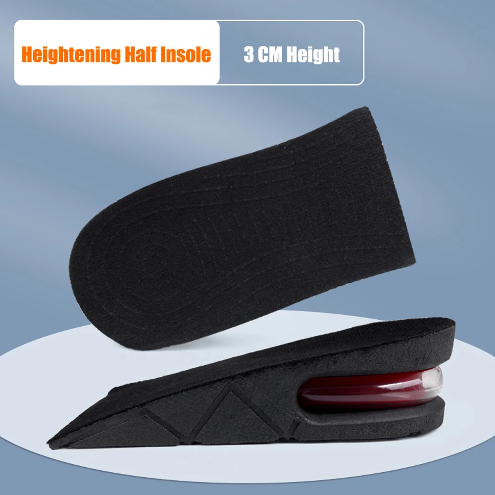 3-7.5cm Height Increase Insoles for Men Women Elevator Shoes Cushion Unisex  Hee - £114.73 GBP